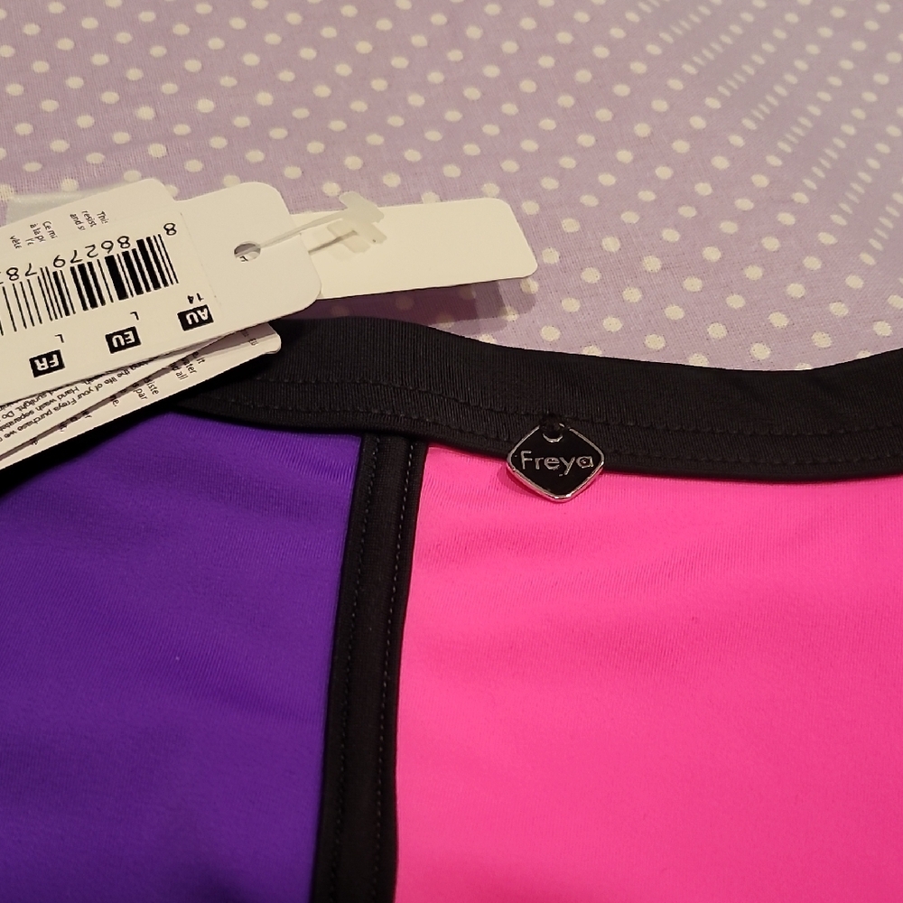 Freya Pink and Purple Bikini Bottom - Picture 3 of 4